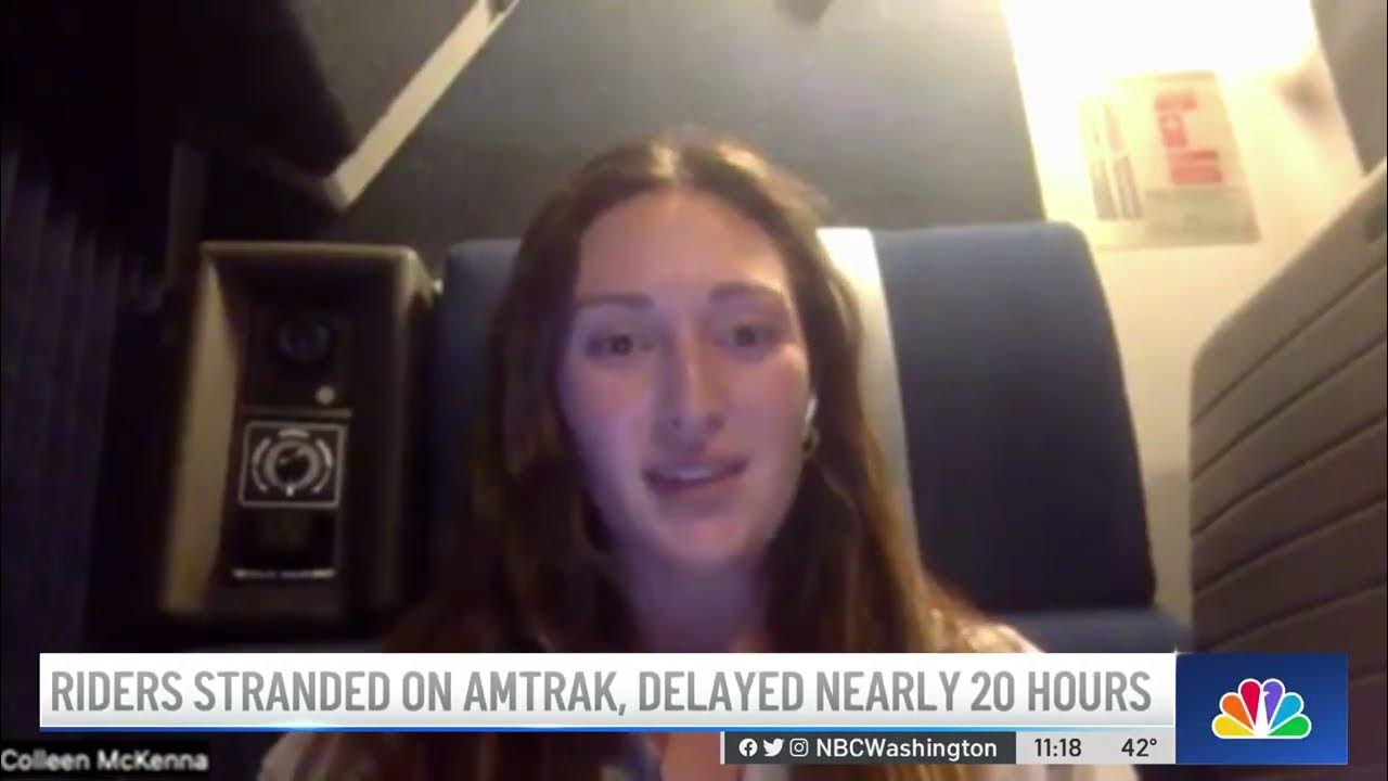 Amtrak Train Passengers Arrive 20 Hours Late NBC4 Washington YouTube