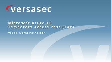 Microsoft Azure AD TAP (Temporary Access Pass)