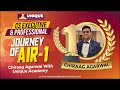 Journey of air1   chiraag agarwal with unique academy  cs executive  professional both air 1