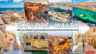 Explore Malta I Europe I Europe Vlog I 4K with Relax & Calm Music I Travel with FSV