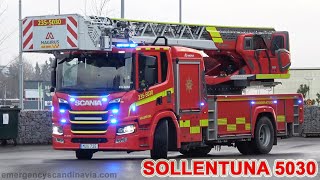 New Scania 2020 Fire Department Ladder Truck [SE | 12.2020]