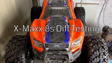 X-Maxx 50k Rear - 80k Front Diff Testing & Overfilled Diff Issues