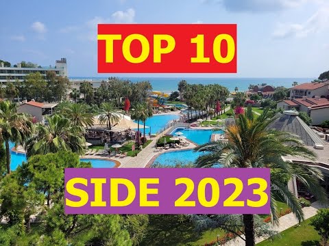 TOP 10 BEST 5 STAR HOTELS SIDE TURKIYE 2023