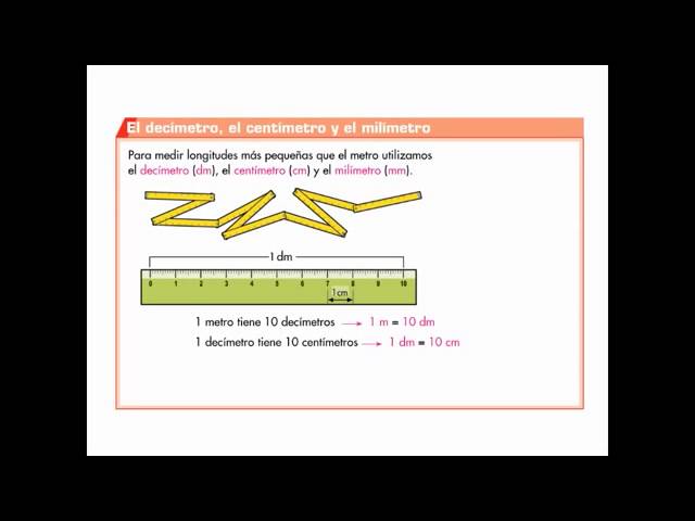 El Decimetro El Centimetro Y El Milimetro Low Youtube