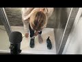 [ASMR] Wet Jeans & Sneakers | Shower time !!