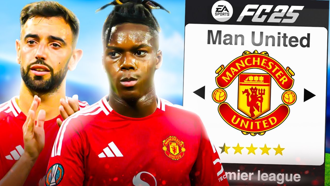اعدت بناء مانشستر يونايتد في FC25 😍🔥