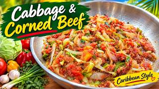 How To Make Caribbean Cabbage & Corned Beef