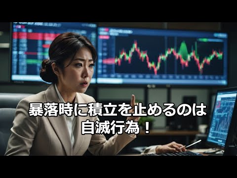 暴落で積立止める奴、全員負ける