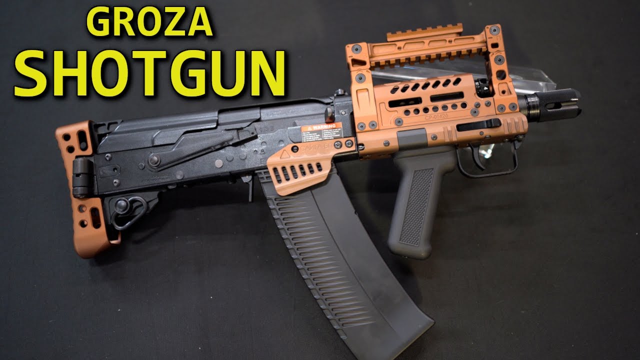 Gratifying Groza Shotgun | ITP Groza kit for Tokyo Marui Saiga 12