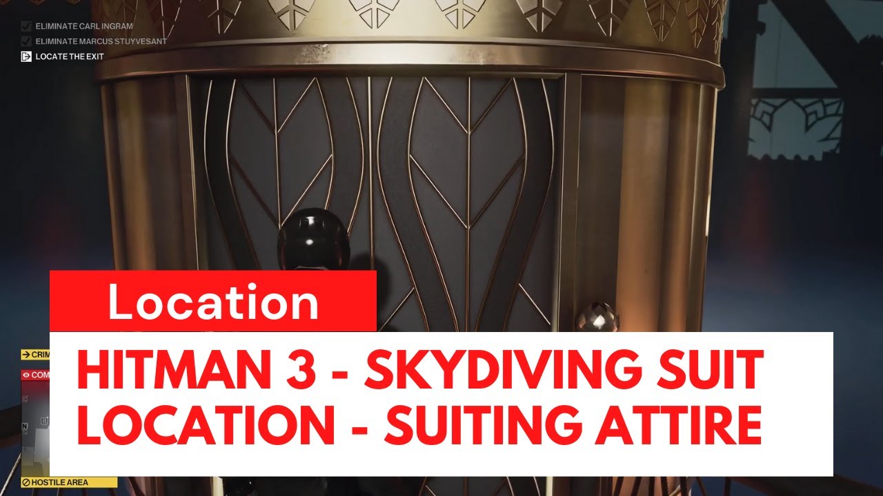 Hitman 3 Skydiving Suit Location Suiting Attire Dubai Feats