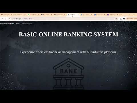 GRIP: Task 1| Basic Banking System | The Spark Foundation | #gripapril24