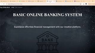 GRIP: Task 1| Basic Banking System | The Spark Foundation | #gripapril24