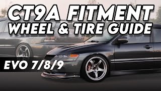 WHAT WHEELS REALLY FIT YOUR CT9A EVO 7 8 AND 9 - CT9A EVO FITMENT GUIDE