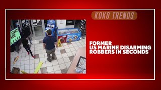 Former US Marine Disarming Robbers In Seconds