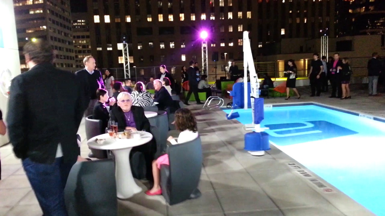 Aloft Houston Downtown rooftop Grand Opening YouTube