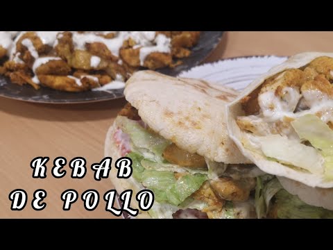 Video: Kebab De Muslos De Pollo En Una Sartén