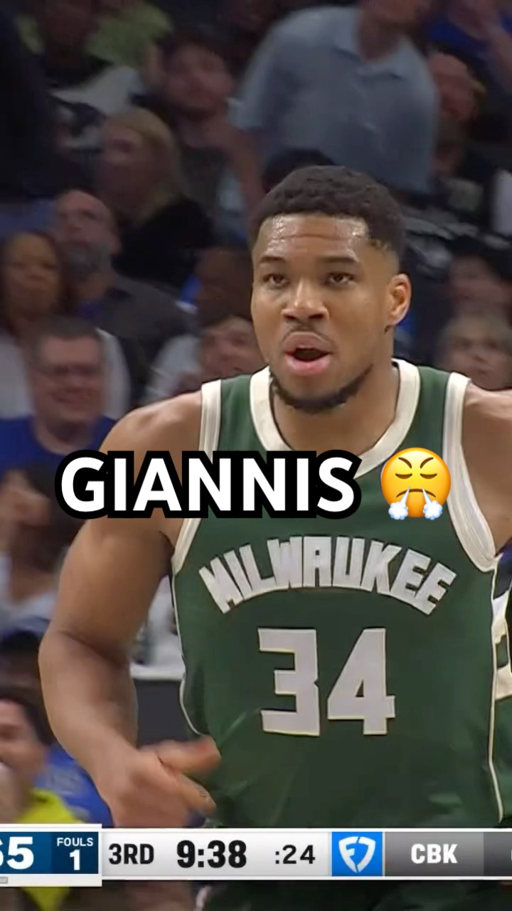 Giannis steps through the lane for the poster!