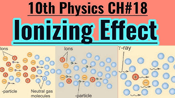 10th Class Physics, Ch 18, Ionizing Effect - Class 10th Physics