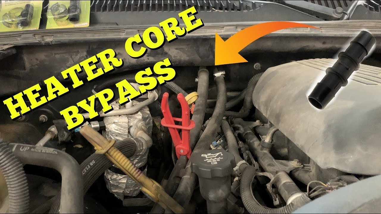 How To Bypass A Heater Core - Silverado - Sierra - All ... 1984 chevy engine diagram 