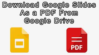 How to Save Google Slides as a PDF