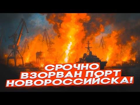 СРОЧНО ВСУ ВЗОРВАЛИ ГЛАВНЫЙ ПОРТ РФ ГОРЯТ КОРАБЛИ и СКЛАД РАКЕТ 