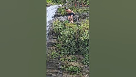 Dive to explore beautiful waterfalls in nature 🔥 #travel #waterfall