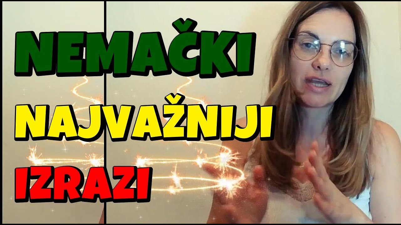 NEMAČKI  - IZRAZI BEZ KOJIH SE NE MOŽE