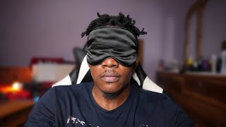 Best Sleeping Mask? Natural Silk Soft Eye Adjustable Strap Blindfold Eyeshade Smooth Sleeping Mask screenshot 2