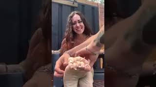 tickle girl with lovely laughter #tickle #tickling #feet #soles 
