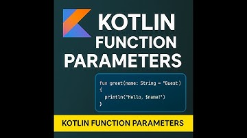 🧠 Kotlin Function Parameters EXPLAINED | Default, Named & Vararg Made Easy!