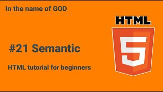 🚀 HTML tutorial for beginners - Semantics
