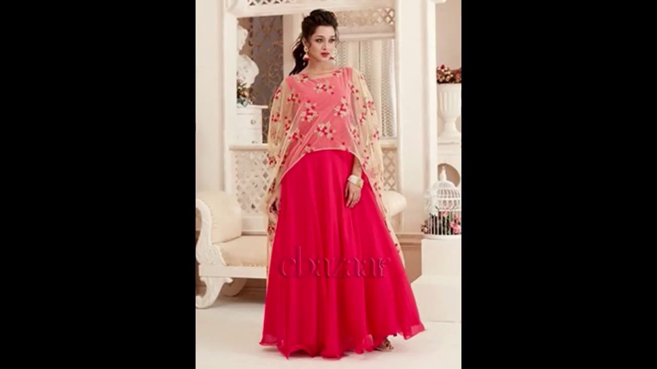 Latest cape style dress