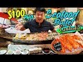 $100 PHO & "PISSING SHRIMP" Seafood Buffet In Phnom Penh Cambodia