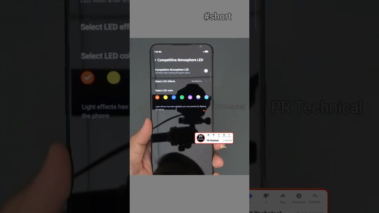 ZTE Nubai Red Magic 6 back light 🔥😍 | 