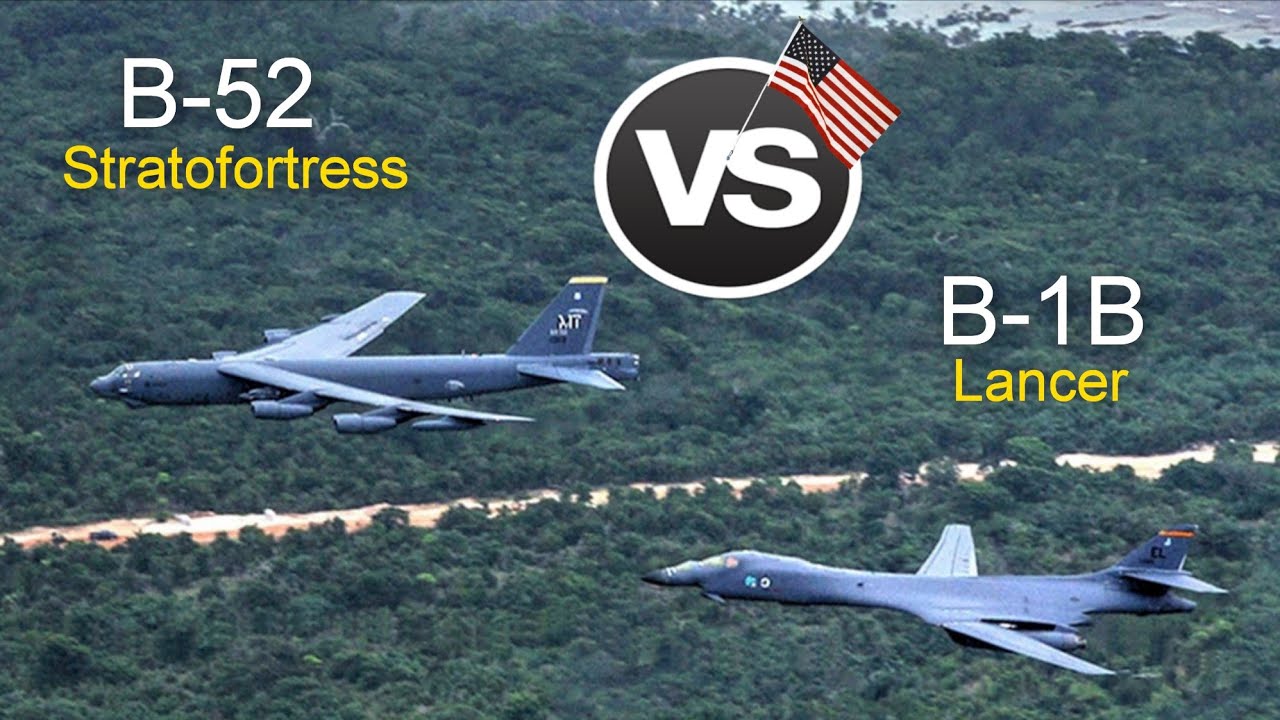 B-1b Vs B-52 | Lancer Vs Stratofortees | Giant Bomber Comparison | USAF |