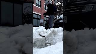 US Marine Capt. Jackson Perkins helps DC recover from the snowstorm