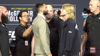 Benoit Saint Denis & Paddy Pimblett FIRST FACE OFF for UFC 329
