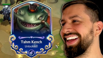 I FINALLY unlocked Tahm Kench & immediately fed him my 3 Star Nautilus. It was insane.