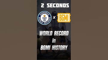 Bgmi 😱Fastest squad wipe world record 🥶 #bgmi #bgmishorts #pubgmobile #bgmishort #bgmihighlights