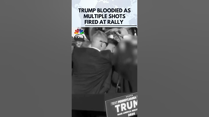 MOMENT: Trump Bloodied as Multiple Shots Ring Out at Rally in Pennsylvania | Trump Injured | N18G