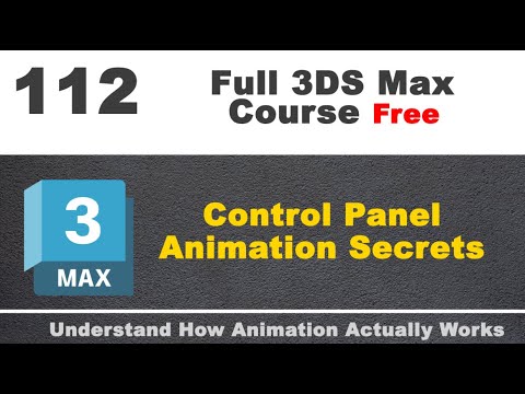 Control Panel Animation Secrets in 3DS Max | Animate Without Touching ...