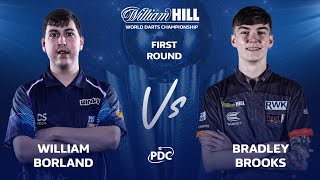 PDC World Darts Championship 2022 Round 1 William Borland vs Bradley Brooks 2021 12 17 HUN