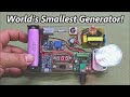 Dc mini motor to ac mini generator