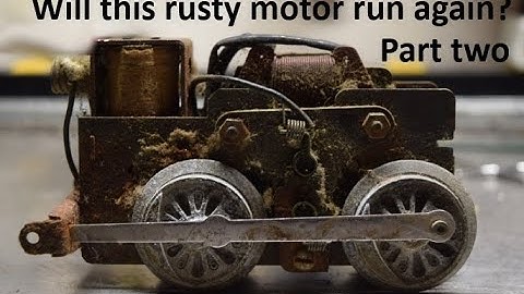 Will this rusty motor run again Part 2