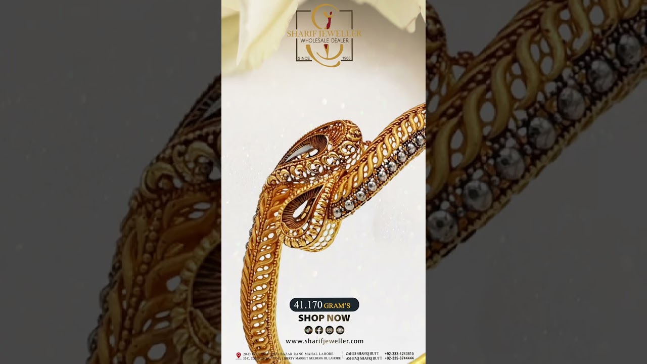 Gorgeous Gold Stunning Fashion Kara Design for Ladies – Trending Now 