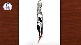 Easy Pencil Drawing Tutorial | How to Draw Ghostface Sketch - Scream
