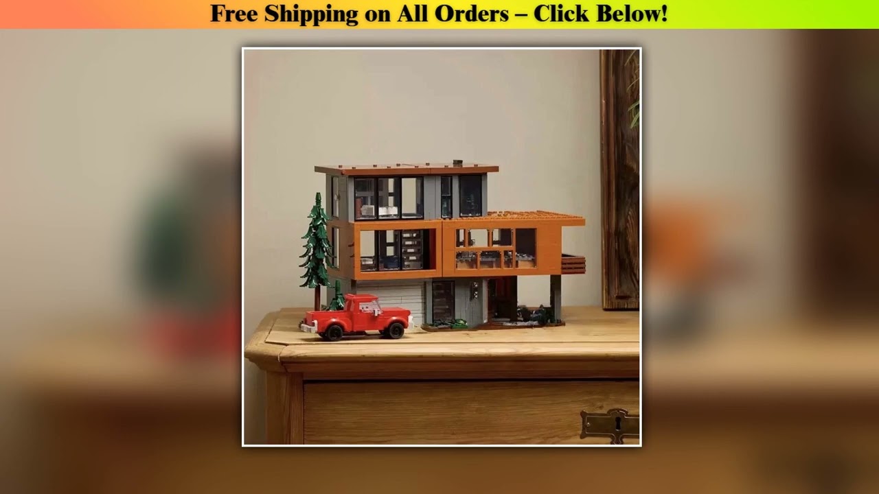 2025 New Ideas Cullen House 21354 Model Building Blocks Villa Forest Cottage Architecture Toy for