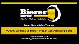 VD1000P WIRELESS DIGITAL VOLTMETER - Proper Understanding & Use #bierermeters #lineman #biererusa
