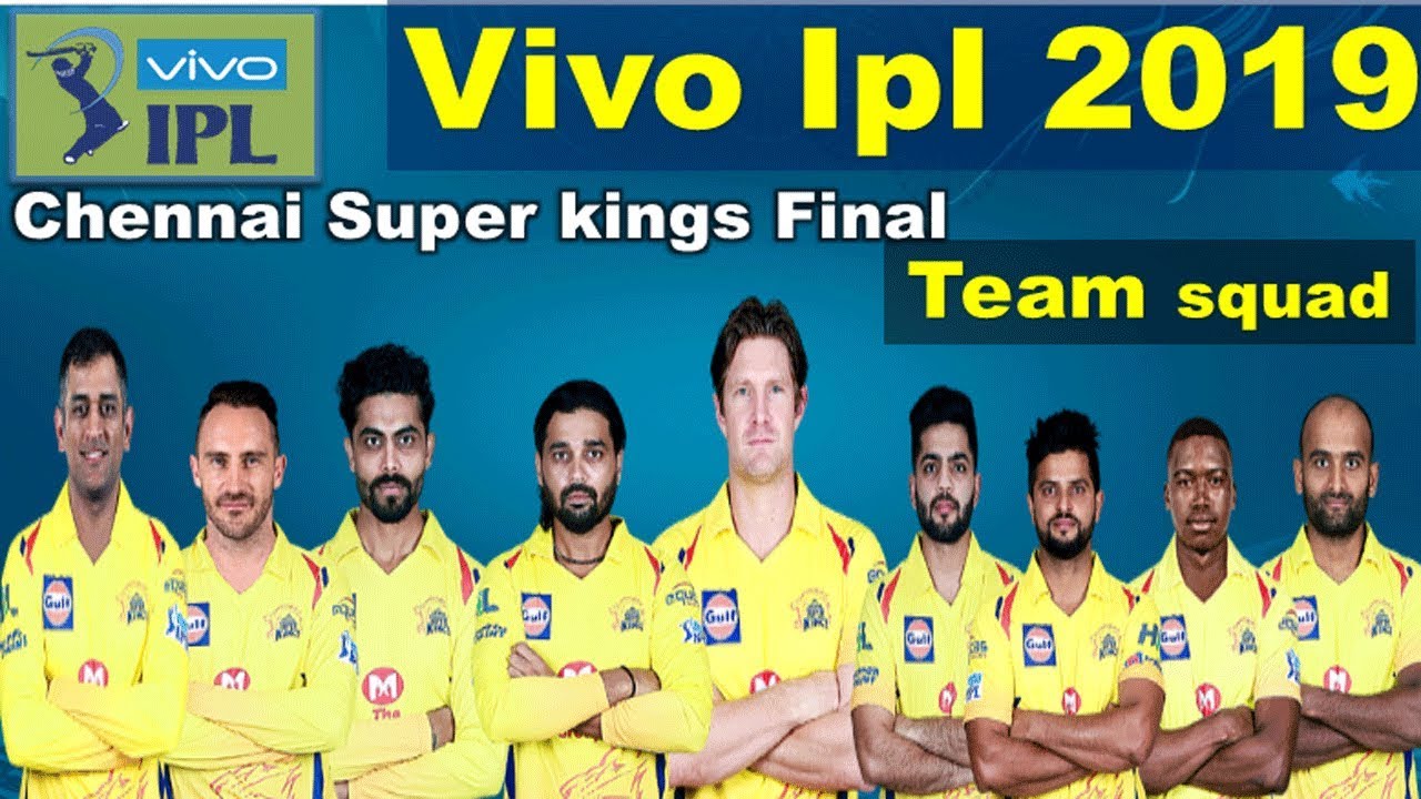 IPL 2019 CSK Full Team squad|| Chennai Super Kings Player List  For IPL 2019