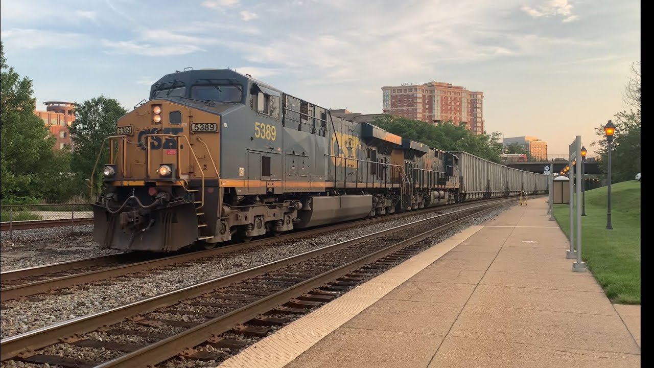 [60 FPS] CSX Trash Train and More Alexandria Virginia Late May 2024 ...